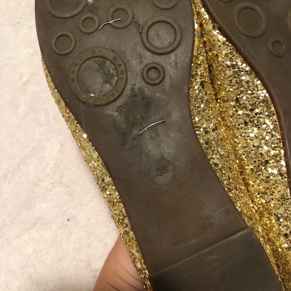 Marc Jacobs Glitter Mouse Flats - Picture 8 of 8